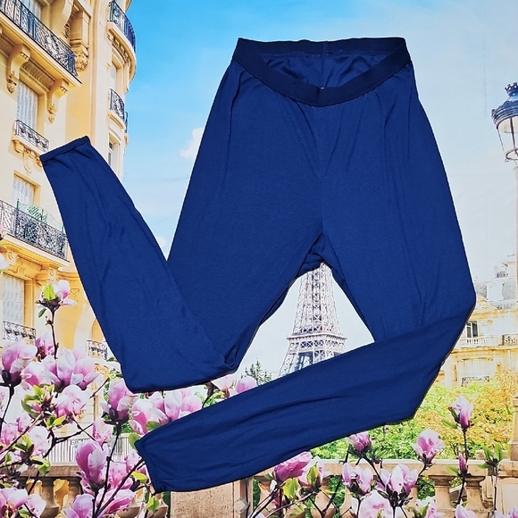 Patagonia Capilene Vintage Base Layer Blue Pants Size Large - Picture 1 of 4
